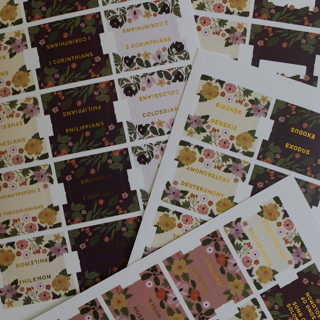 Magnolia Floral Bible Tabs