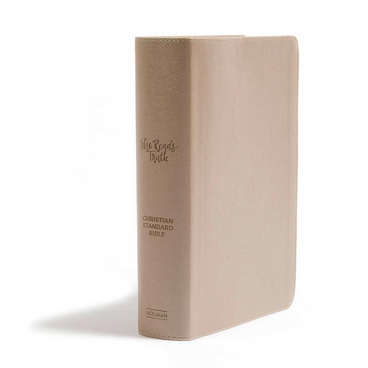 CSB She Reads Truth Bible Champagne Leathertouch